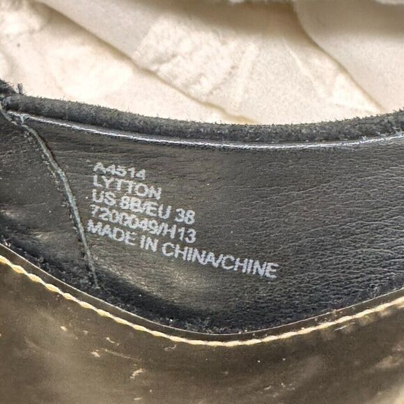 Coach Black Sz 8 L Stiletto Lytton Suede/Sparkly Party Glam Heel - Picture 13 of 13